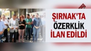 Türkiyədə şok: Şırnak “müstəqillik” elan etdi