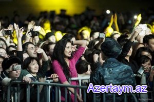 Tarkan Qazaxıstanda konsert verdi - fotolar