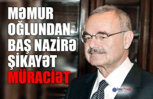 11.09.2014- Məmur oğlundan Baş nazirə şikayət - MÜRACİƏT
