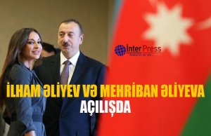 İlham Əliyev və Mehriban Əliyeva açılışda